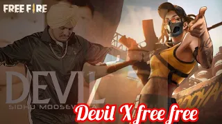 Devil X Free Fire Mix Song 🎵 || Devil Song || Sidhu Moose Wala #freefire #sidhumoosewala #video