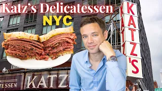 Eating at Katz’s Deli. The Most Famous Restaurant in NYC with some of the Best Pastrami