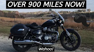 Royal Enfield Super Meteor at 900+ Miles - Let's Ride - Wahoo!