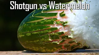 Shotguns vs Watermelons! - Ballistic High-Speed