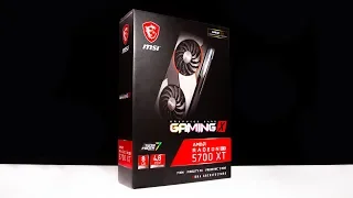 MSI RX 5700 XT Gaming X Unboxing