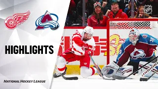 NHL Highlights | Red Wings @ Avalanche 1/20/20