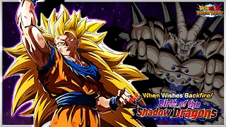 CLUTCH DRAGON FIST! EZA LR TEQ SSJ3 GOKU VS OMEGA SHENRON BIRTH OF SHADOW DRAGONS [Dokkan Battle]