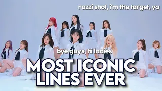 the most iconic lines EVER SAID in kpop songs