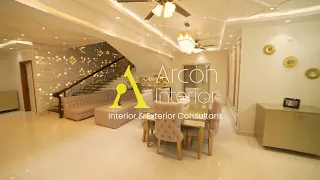 Duplex house interior by ARCON INTERIORS.