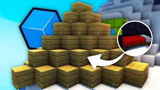 Building The BIGGEST DEFENCE In Cubecraft Bedwars