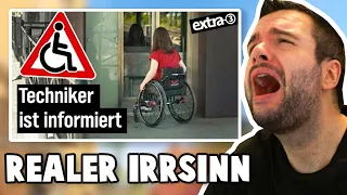 Rollstuhlfahrerin muss Treppen runter fahren. 😬 TrilluXe REAGIERT auf REALER IRRSINN!