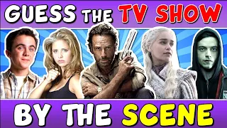 Guess The "TV SHOW BY THE SCENE" QUIZ! 📺 🔉| CHALLENGE/ TRIVIA