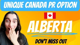 Unique Canada PR Program | Alberta PNP  Graduate Entrepreneur Stream 🇨🇦 #albertapnp