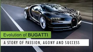 LATEST EVOLUTION OF BUGATTI (1900-2019)