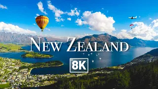 🤯 [ 8K ] NEW ZEALAND in 8K by DRONE (8K Ultra HD)(8K Drone Video)(Relaxing Music)