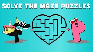 Can You Solve The Maze Puzzles | Spot the Odd Alphabet Lore Quiz | Alphabet Lore Roblox Quiz