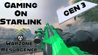 Gaming On Starlink Gen 3! Call Of Duty Warzone Resurgence Ranked