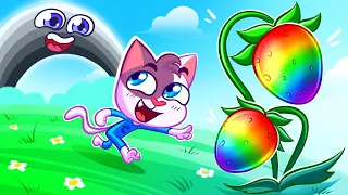 Lost My Pretty Color 🙀 | Learn Rainbow Colors! 🌈| Cartoon For Kids