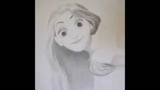 Drawing of Rapunzel: Tangled: When Will My Life Begin