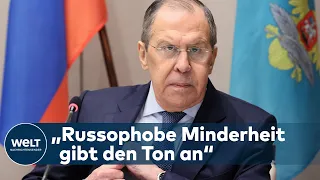 RUSSISCHER Außenminister LAWROW ruft zu Ende „russlandfeindlicher Hysterie“ auf | WELT DOKUMENT