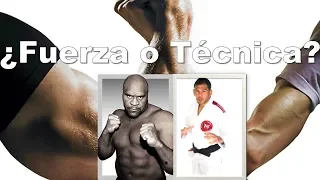 Artes marciales,  deportes de combate o en una pelea real  ¿es mejor técnica o fuerza?