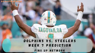 Miami Dolphins vs. Pittsburgh Steelers Week 7 Prediction