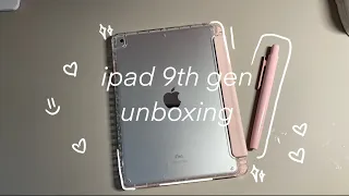 🎧9th gen ipad unboxing🤍 | ipad acessories