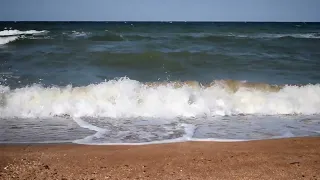 Азовское море. Обзор пляжа в поселке Пересыпь Темрюкский район Краснодарский край.