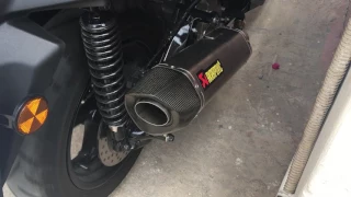 yamaha x-max 300 akrapovic without db killer