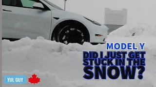Model Y SR - Driving in Snow