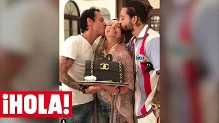 Yate, tarta de Chanel y Marc Anthony: las sorpresas de Maluma por el cumpleaños de su madre