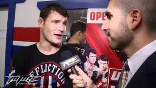 MICHAEL BISPING ON CHAEL SONNEN BEING A CHEATER FOX 2 PRE FIGHT