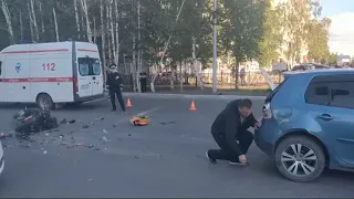 ДТП с байкером