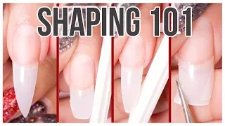 How to Shape and File your Nails 💕 Almond, Stilletto, Coffin and Square look