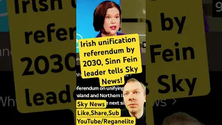 Irish unification referendum by 2030, Sinn Fein leader tells Sky News! #news #northernireland