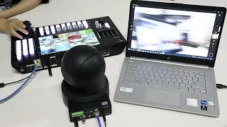 Live Broadcasting Switcher [Touch Screen]- Simplicity -Integrated PTZ Camera Controls & Audio Mixer