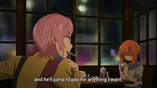 Rena meets Rina, a woman who teases Rena father (Rena pity)- Higurashi no Naku Koro ni Sotsu ep1