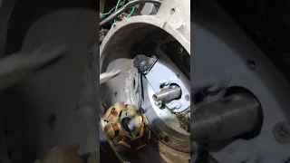 Магнето от скутера на мотор Муравья ( полное видео установки)