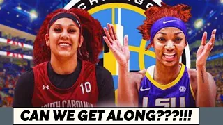 Unlikely Allies: Kamilla Cardoso and Angel Reese Team Up with the Chicago Sky!