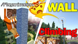 How to Climb Walls with Animation in Minecraft Bedrock Edition!!! (Command Block Creation/ Tutorial)