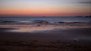 Relaxing Ocean Waves at Sunset - 2 Hours No Loops 4K UHD ASMR