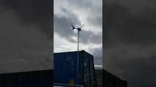 650W wind turbine to help my off grid system through those low sun times.