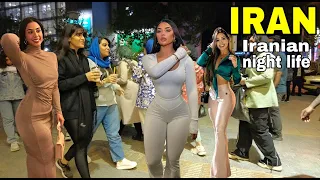 🔥IRAN 2024 - shiraz city NightLife: night walk in luxury neighborhood 🇮🇷 ایران