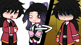 Giyuu declares himself to Shinobu||Meme||Trend||GiyuShino||Not Og||Kny/Ds||Gacha Club||Taho-Taho