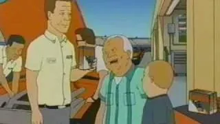 King of the Hill commercial with Darrell Waltrip