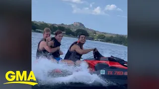 The story behind viral video of quadriplegic man riding a Jet Ski l GMA