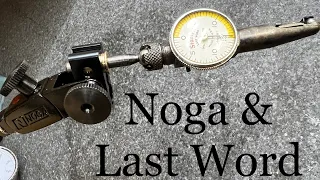 Machining a brass collar to shim my Noga mount to work with a Starrett Last Word dial indicator