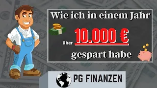 🤑Wie ich in einem Jahr über 10.000 € gespart habe | Geld sparen als Angestellter🤑