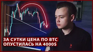 Биткоин обвал внутри дня. Что делать и как не паниковать / Прогноз цены на сегодня, обзор рынка