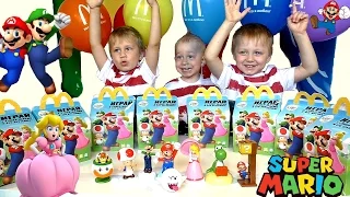 Хэппи Мил Супер Марио 2016 McDonald's Happy Meal Super Mario 2016 хэппи мил игрушки марио макдоналдс