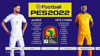 ALGÉRIE - COTE D'IVOIRE | PES 2022 PS5 MOD Legend Difficulty HDR Next Gen