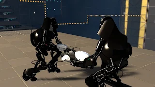 Portal 2 Coop with 3 Players (Testing)