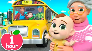 Wheels on the Bus | Don't Cry Baby | Newborn Baby Songs & Nursery Rhymes