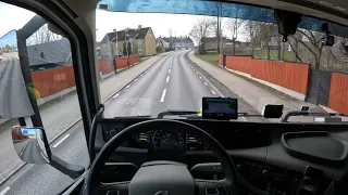 POV driving volvo truck in Sweden 🇸🇪🇸🇪🇸🇪